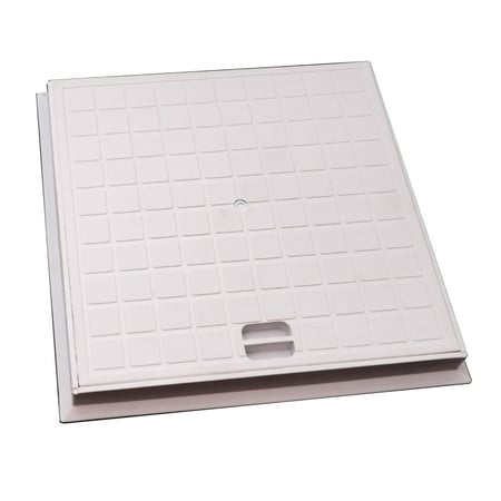 غطاء غرفة تفتيش بلاستيك أبيض