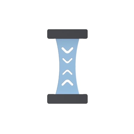 كفر فاليو جريب سيلكون للايفون - سماوي