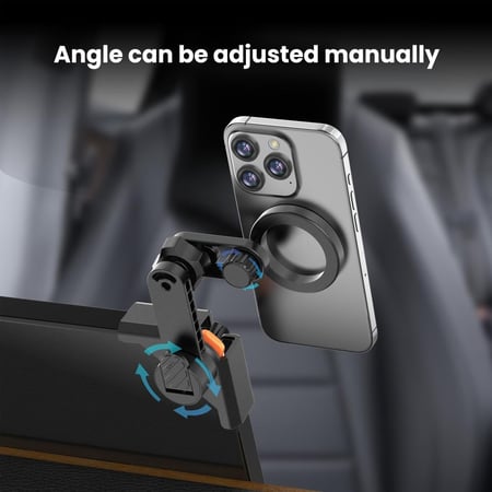 ستاند دريب مغناطيسي للجوال على شاشة السيارة - اسود