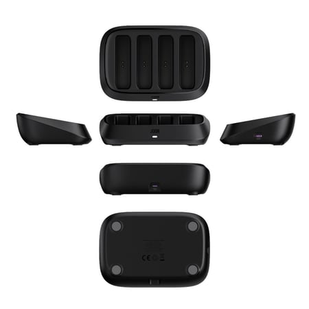 منصة JODA هوم فولت 4 بطاريات وايرليس بسعة 10000 ملي امبير منفذ تايب سي مع كيبل مدمج تايب سي