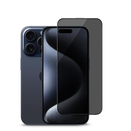 حماية شاشة خصوصية كوارتز ArmorPro زجاجية للايفون 15 برو