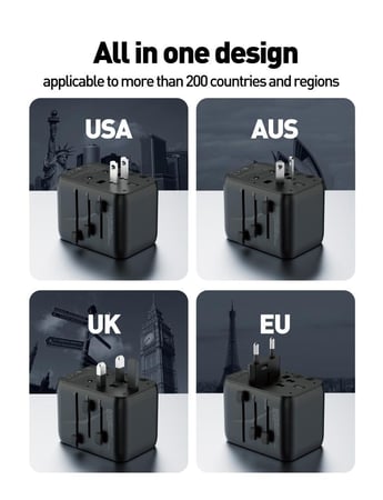 فيش سفر JODA TOUR متعدد المداخل بقوة 70 واط اربع منافذ تايب سي و منفذ يو اس بي