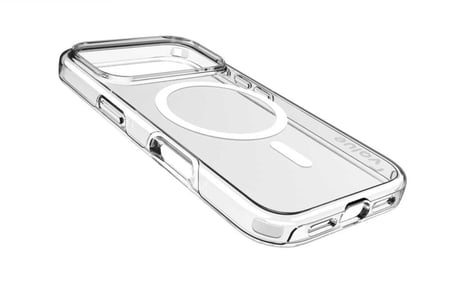 كفر حماية ايفون 17 برو ماكس فاليو ماج سيف - شفاف