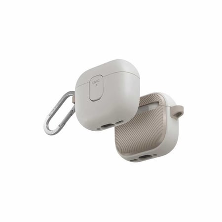 كفر سماعة AirPods الجيل الرابع UNIQ Clyde مع تعليقة – رمادي