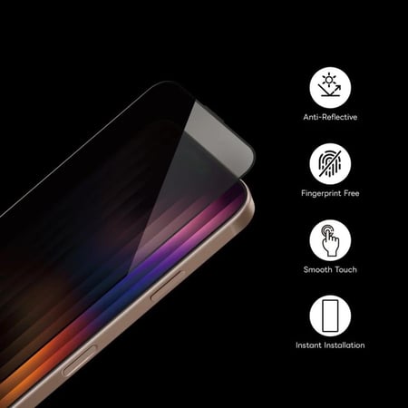 حماية شاشة زجاجية خصوصية ArmorPro ايفون 16 برو