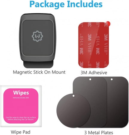 ويكس جير قاعدة تثبيت مغناطيس على الديكور