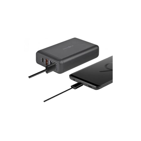 منصة شحن انيرجيا متعددة المنافذ بقوة 75 واط - اسود