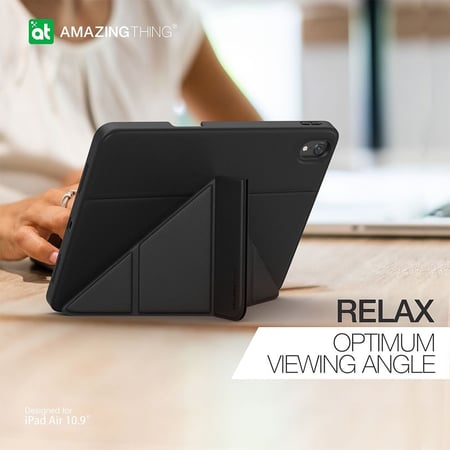 كفر حماية AMAZINGthing للايباد اير 4 ,10.9 اسود