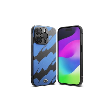 كفر رينكي اونيكس ديزاين ايفون 15 برو ازرق