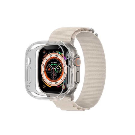 كفر حماية Amazing Thing الترا لساعة ابل مقاس 49 mm - شفاف