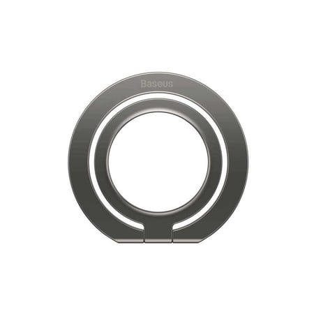مسكة جوال مغناطيس بيسوس هالو ماج سيف مع ستاند - رمادي