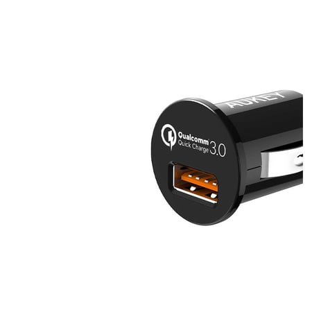 أوكي شاحن سيارة 18 واط منفذ USB كوالكوم 3.0 - أسود