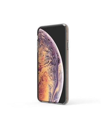 كفر puregear نحيف للايفون اكس اس ماكس - أسود / شفاف