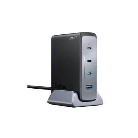 منصة شحن انكر 749 بريميوم بقوة 240 واط بثلاث منافذ تايب سي ومنفذ يو اس بي مع قاعدة