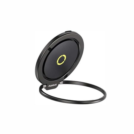 مسكة خاتم مغناطيسية مع ستاند بيسوس ماج برو - اسود