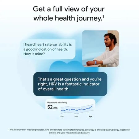 سوار قوقل Google Fitbit Air لتتبع اللياقة والصحة – اسود