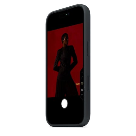 كفر ابل ايفون 17 برو سيليكون ماج سيف - اسود