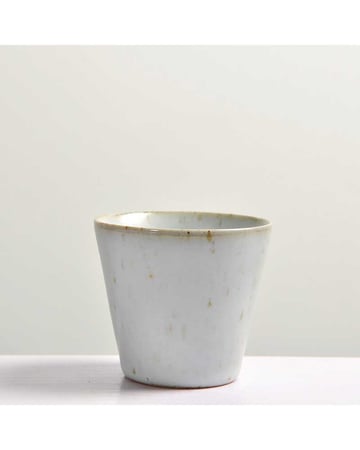 كوب قهوة سيراميك بسعة (50) مل - أبيض