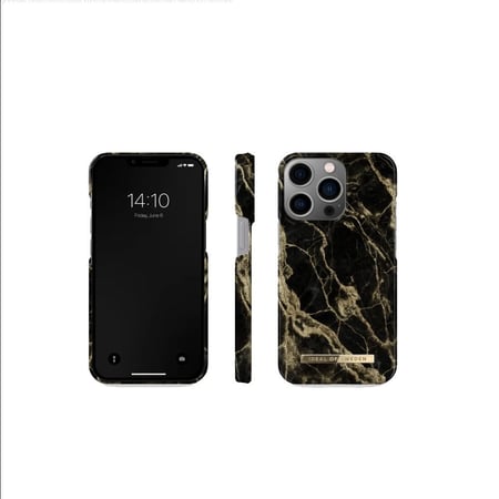 كفر حماية اي ديل اوف سويدن للايفون 13 برو -  رخام اسود ذهبي