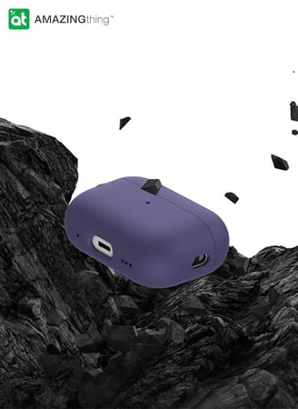 كفر لسماعة ايربودز برو 2 AmazingThing سموثي - بنفسجي