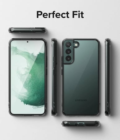 كفر رينكي فيوجن جالاكسي s22 شفاف مطفي