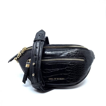 شنطة مع حزام على الخصر أسود آي ديل