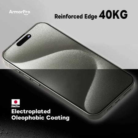 حماية شاشة ArmorPro سيراميك ديفندر خصوصية للايفون 15