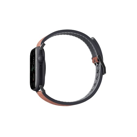 سوار ساعة ابل يونيك سترادين جلد مقاوم للماء مقاس 42/44/45 مم - بني