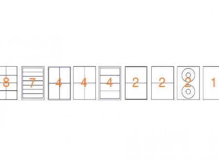 ورق ملصقات متعددة الاستخدامات