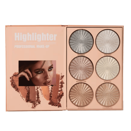 دفتر باليت كرستين 3 في 1 ظلال العيون + اضاءة + احمر خدود CH-K2116