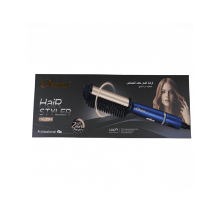 جهاز الشعر فير وسيراميك وفرشاه  3 في 1 من اوكيما - ok 732