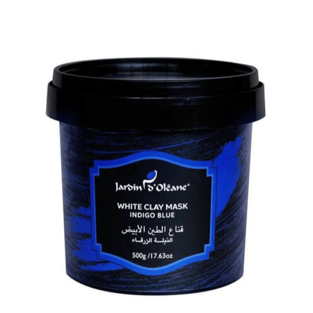 جاردن اوليان قناع الطين الابيض بالنيلة الزرقاء 500 جرام