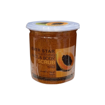 ايفر ستار مقشر ومبيض للوجة والجسم بالبابايا 500 مل