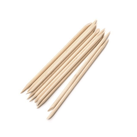 صالون سيستم - اعواد اظافر خشبية - 12 حبة