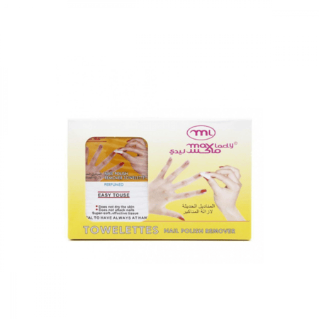 مناديل ازالة المناكير ماكس ليدي 20حبة