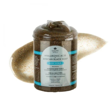 نيتشر سبيل مقشر بحمض الهيالورونيك والصابون الاسود 300مل