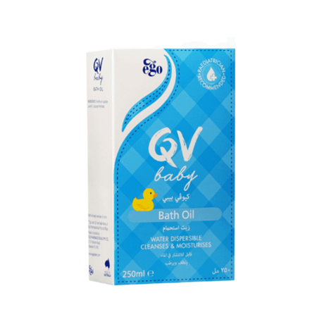 كيوفي زيت الاستحمام  منظف ومرطب 250مل - جديد