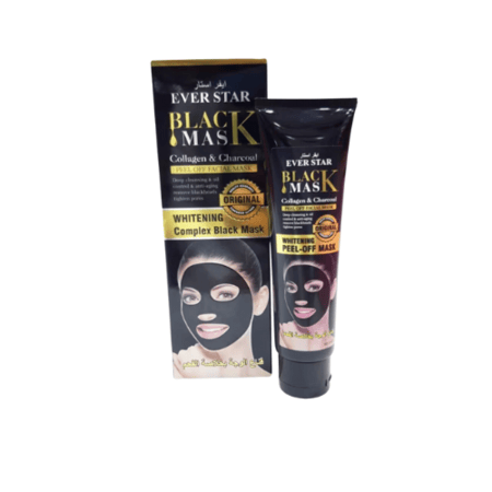 ماسك الاسود قناع الوجه أسود  لازالة الرؤوس السوداء