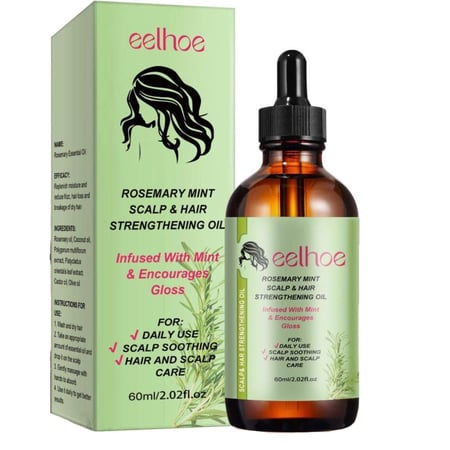 كورس 5 حبات زيت اكليل الجبل  لعلاج مشاكل الشعر