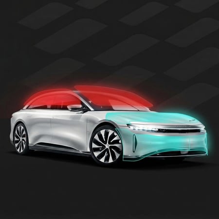 عازل نانو سيراميك و PPF ربع وجهية