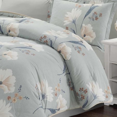 Qamar-002 ترند مفرش قطن 100% نفر ونص 4 قطع