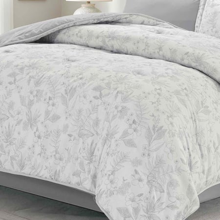 Qamar-003 ترند مفرش قطن 100% نفر ونص 4 قطع