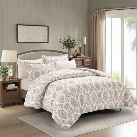 Rosemary-024 مفرش ديزاير روزماري نفرين بيج 6 قطع