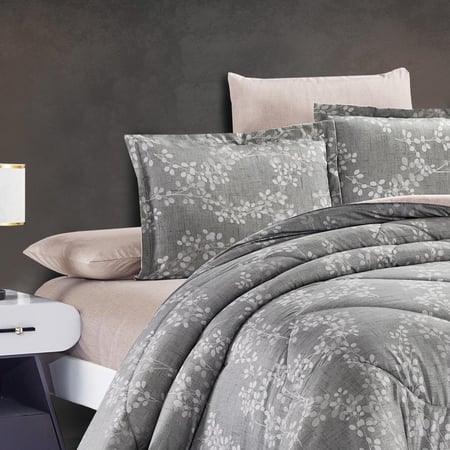 Rosalin-24-14 مفرش ديزاير روزلين ميكروفايبر مشجر نفرين 6 قطع