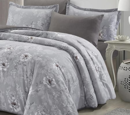 Rosemary-003 مفرش ديزاير روزماري نفرين بني 6 قطع