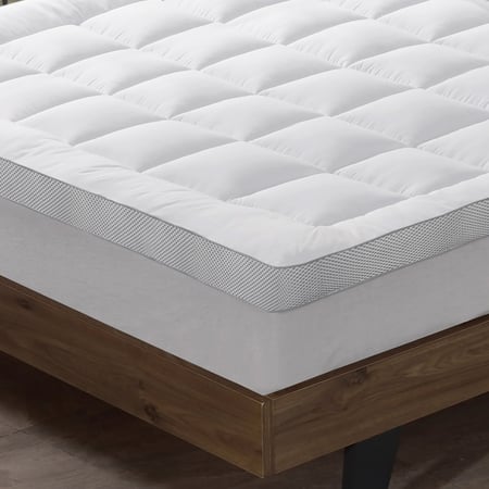 لباد قطن ملكي سماكة 10 سم مع حامي مرتبة