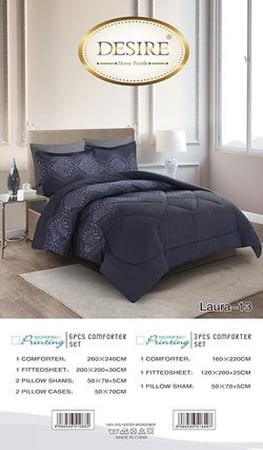 LAURA-13 جديد لحاف نفرين ميكرو 6 قطع