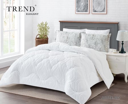 لحاف ابيض يمكنك الحصول عليه الان بأفضل الاسعار من متجر مفارش ترند