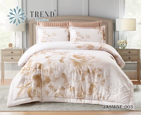 JASMINE-03 ديزاير مفرش نفرين 6 قطع