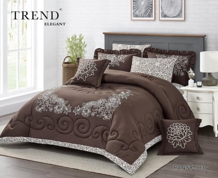 بادر بالحصول علي لحاف بني باجود الخامات واقل الاسعار من مفارش ترند